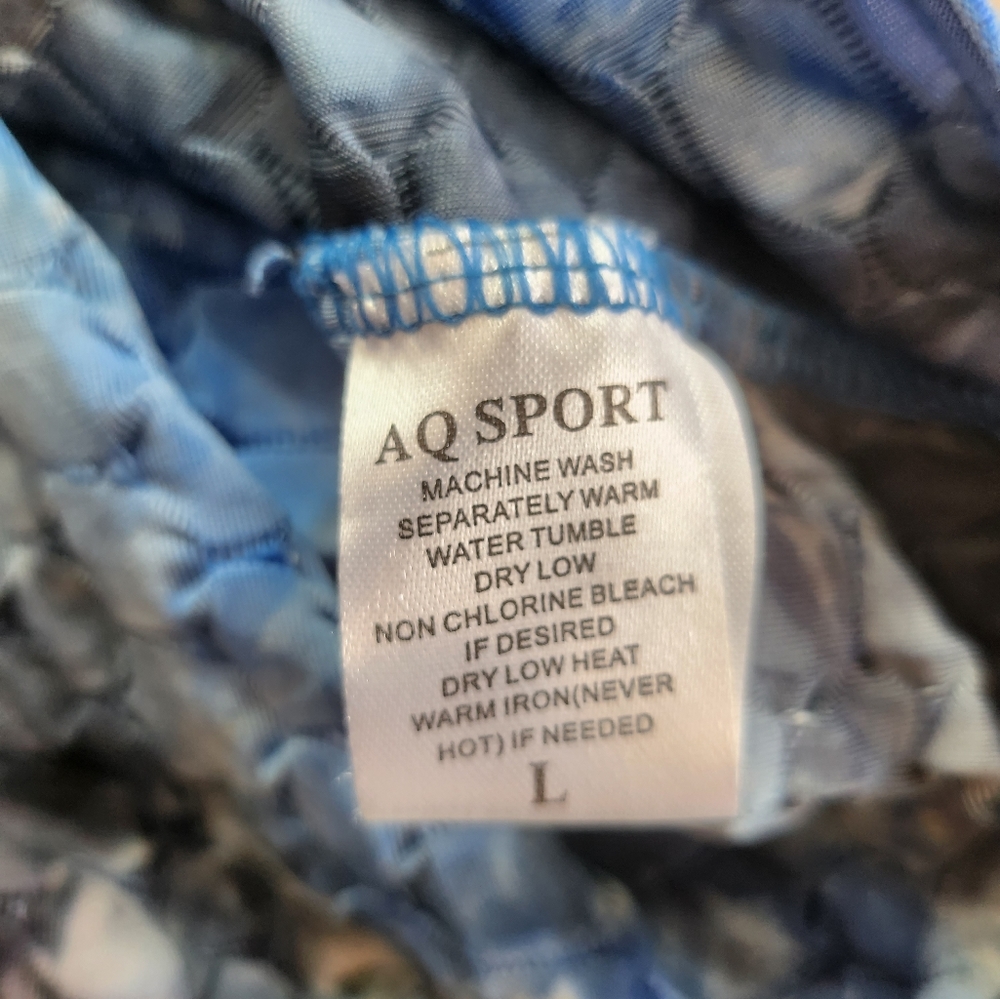 NWT AQ Sport Womens Tie Dye Honeycomb Tank Top Size L B38 - Picture 3 of 6